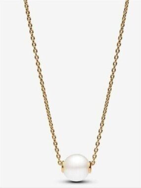 Authentic Pandora Treated Freshwater Cultured Pearl Collier Necklace